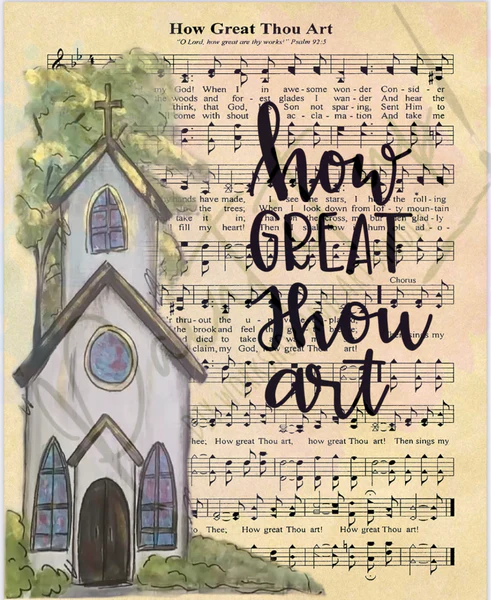 How Great Thou Ar - piano